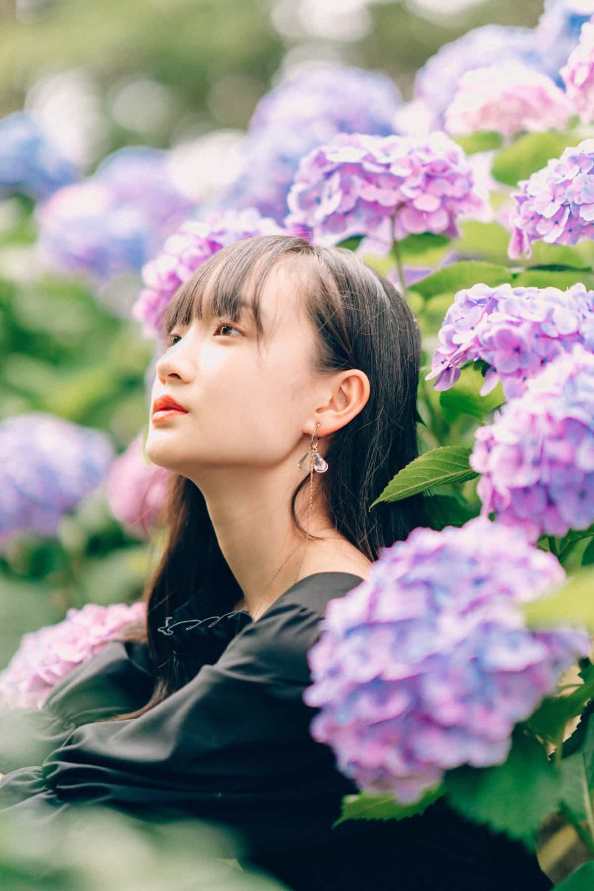 あじさいポートレート