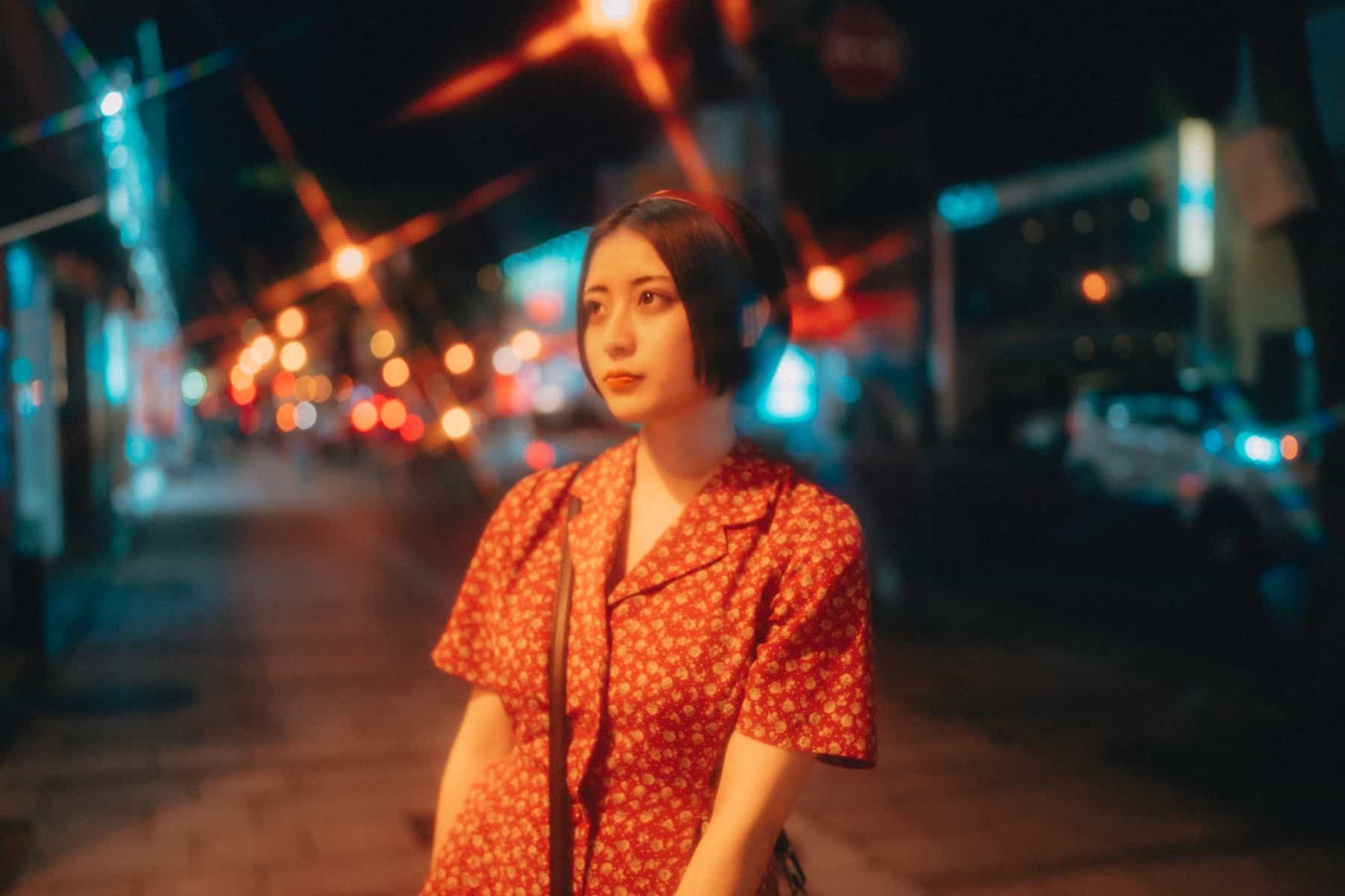 夜のポートレート