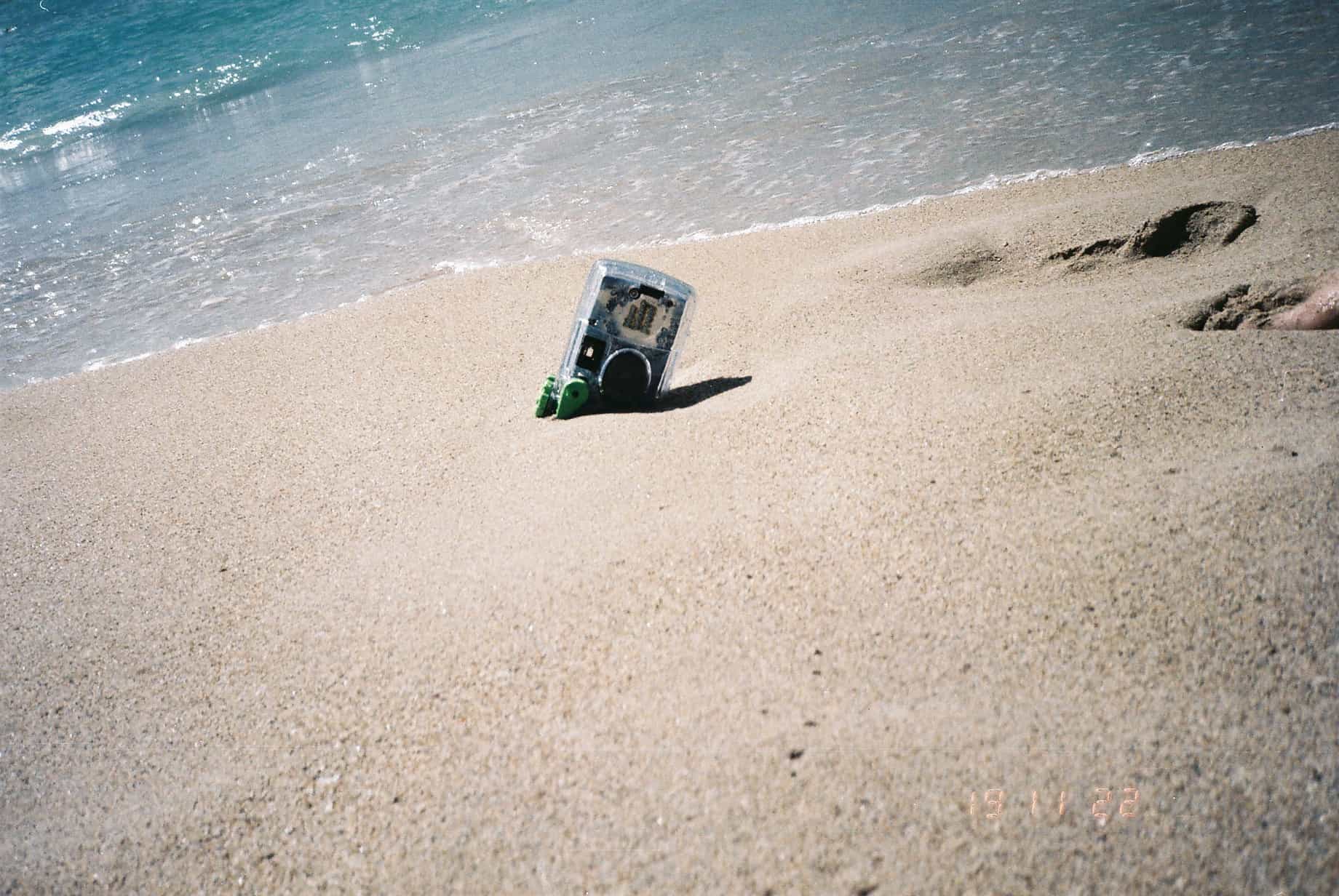海辺とフィルムカメラ