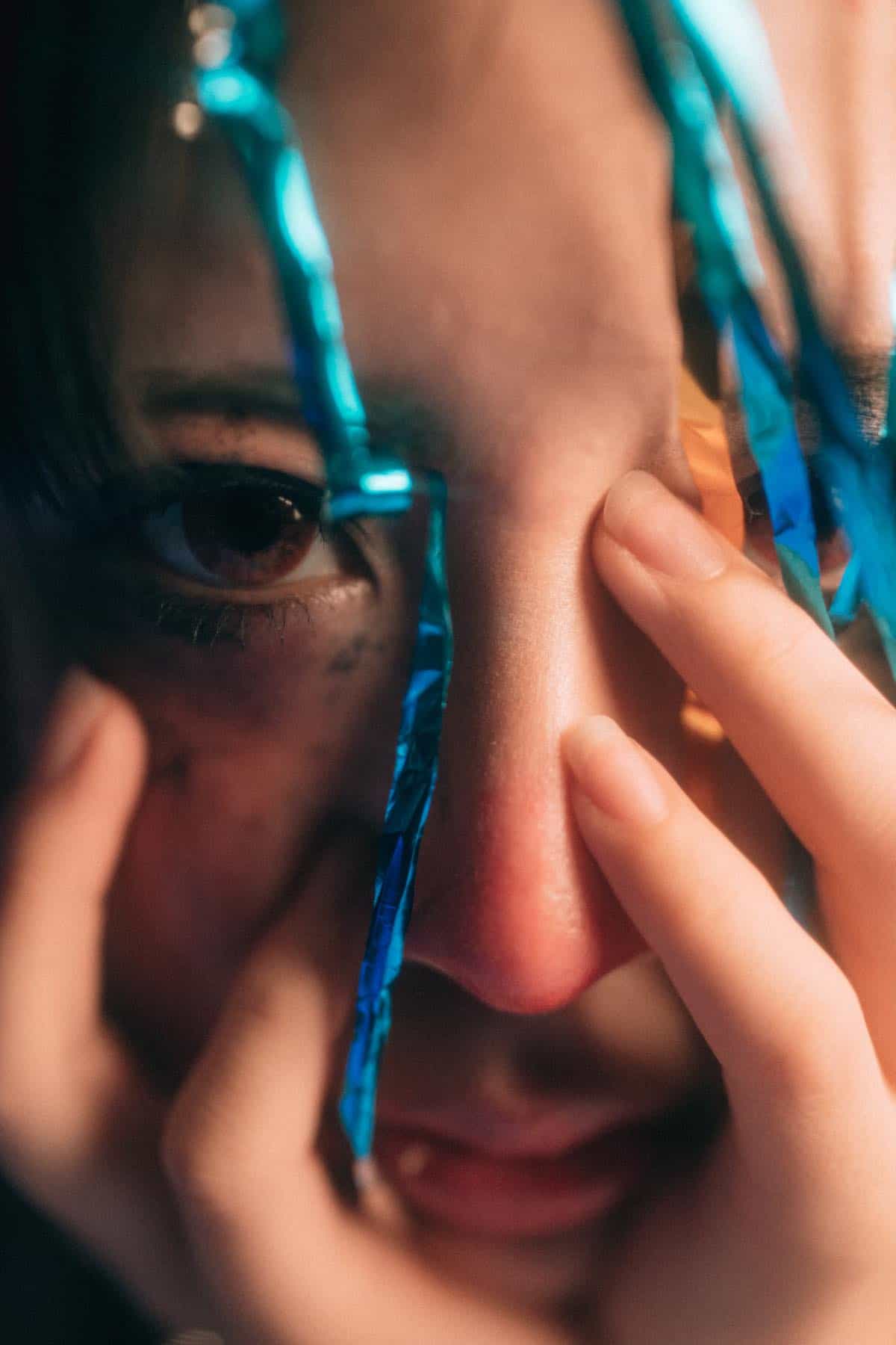 近づいたポートレート