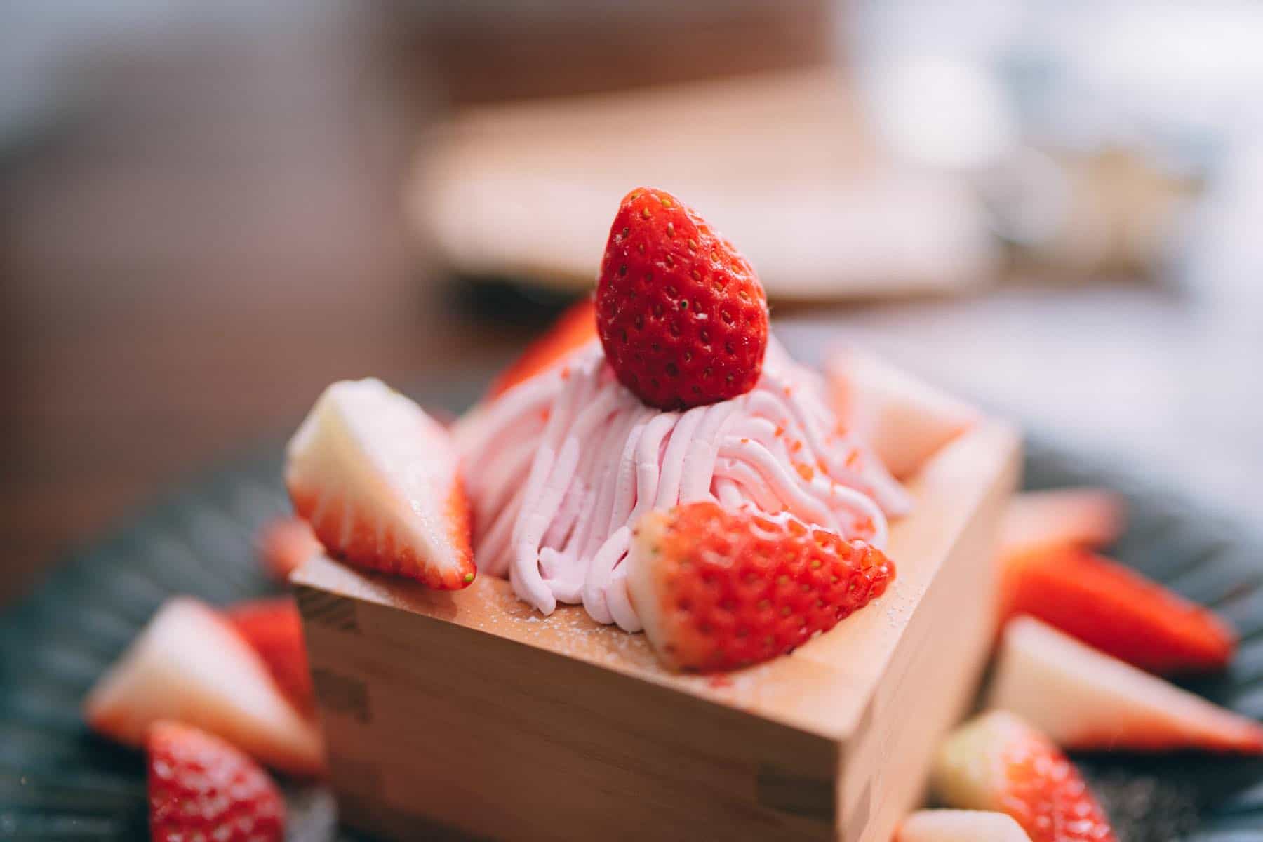 いちごのパフェ